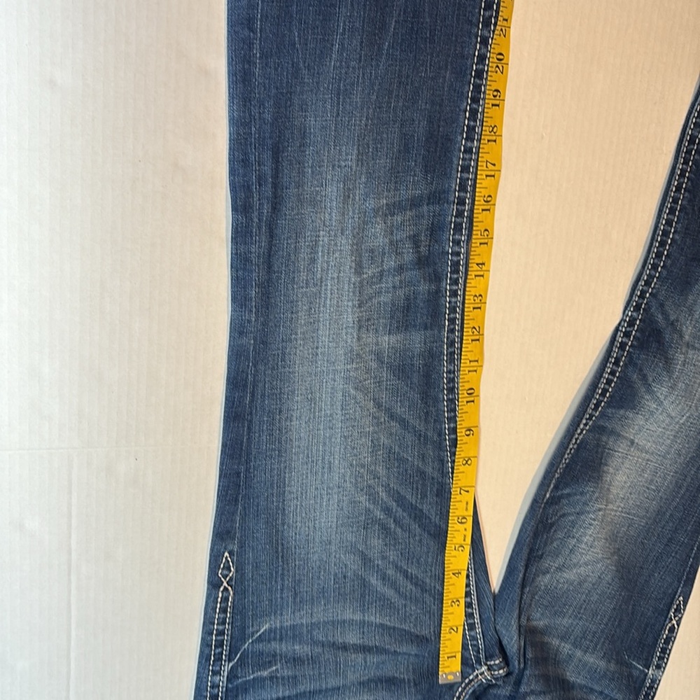Rock Revival Dark Wash Elaina Boot Cut Jeans Vintage Wash Size 28 - Picture 16 of 16